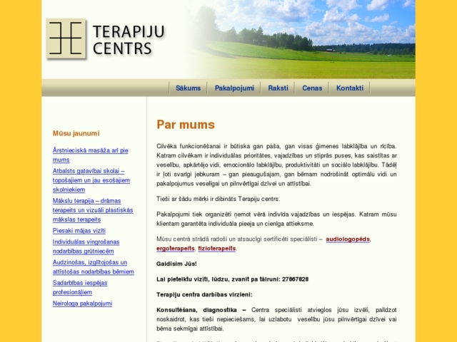 Terapiju centrs, SIA